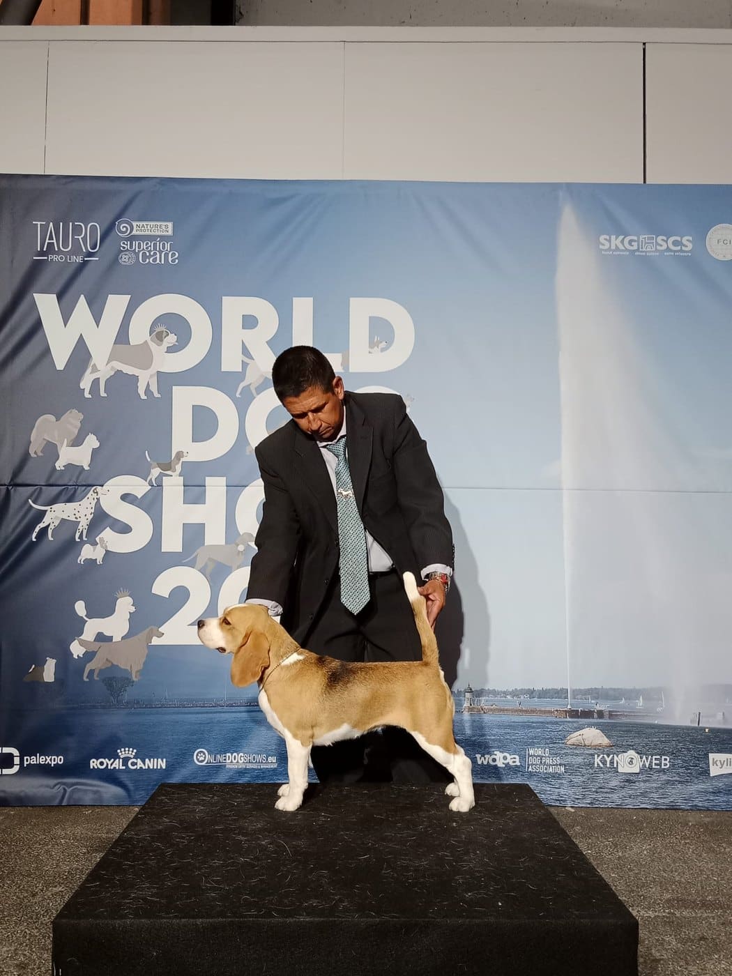 Malú del Imperio Canino en exposición